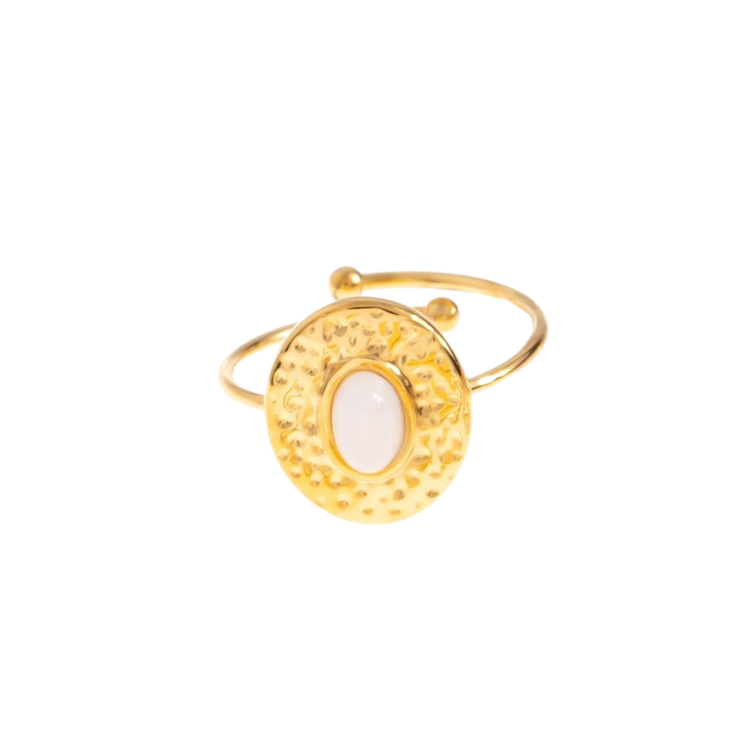 Acero anillo ajustable piedra mineral azul Bylia jewels bylia logo ale y ole logo aleyole jewelry pd paola pdpaola jewelry creu handmade creu shop lua complementos luamesquet dosases mariadosases singularu lavani jewels lavani.jewels trium triumjewelry pardobymireiapardo pardo arena roja arenaroja ajustable resistente al agua