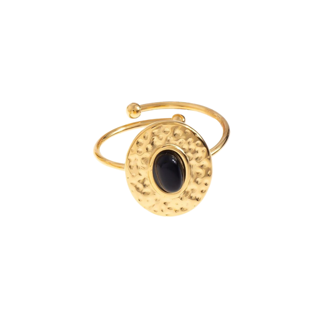 Acero anillo ajustable piedra mineral azul Bylia jewels bylia logo ale y ole logo aleyole jewelry pd paola pdpaola jewelry creu handmade creu shop lua complementos luamesquet dosases mariadosases singularu lavani jewels lavani.jewels trium triumjewelry pardobymireiapardo pardo arena roja arenaroja ajustable resistente al agua