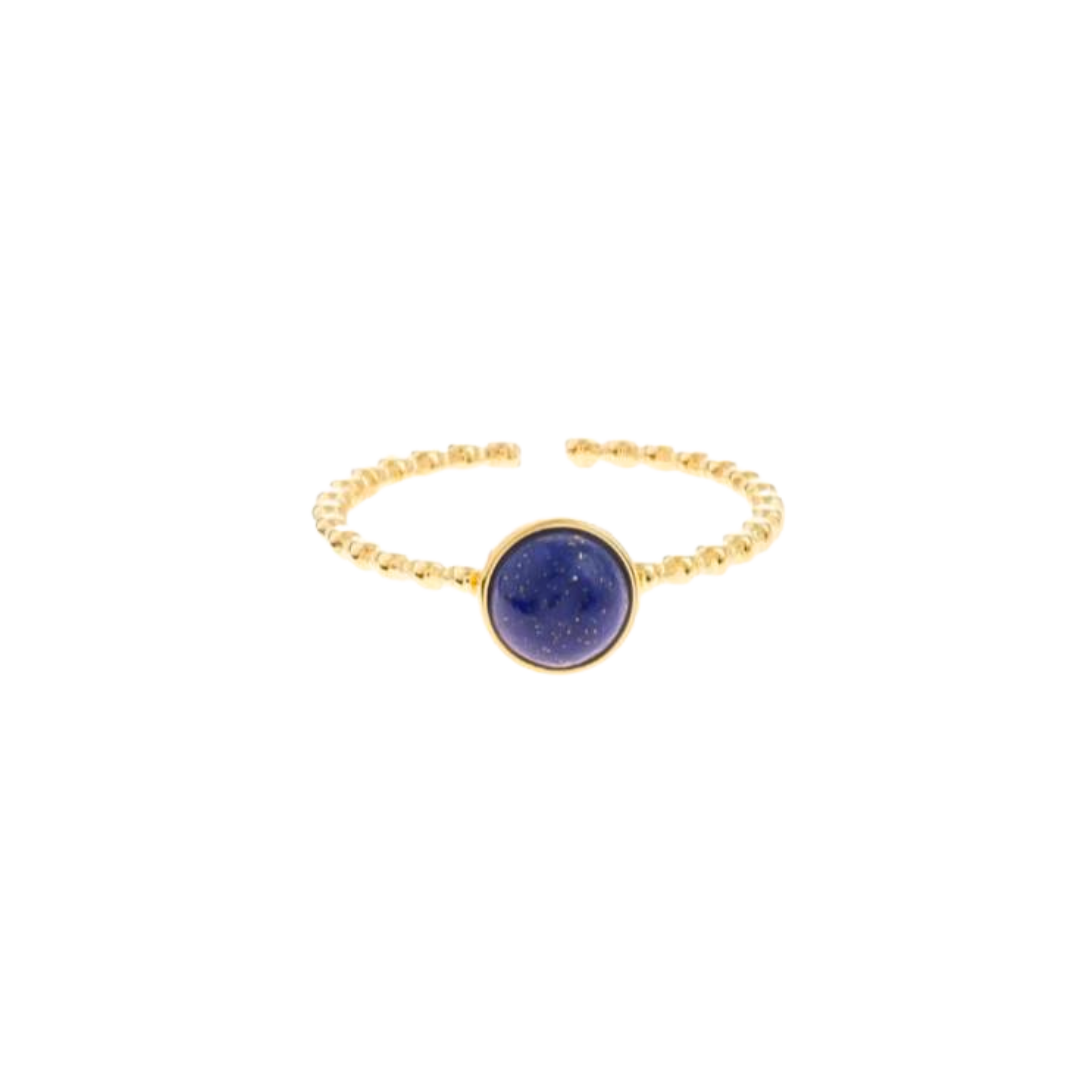 Acero anillo ajustable piedra mineral azul Bylia jewels bylia logo ale y ole logo aleyole jewelry pd paola pdpaola jewelry creu handmade creu shop lua complementos luamesquet dosases mariadosases singularu lavani jewels lavani.jewels trium triumjewelry pardobymireiapardo pardo arena roja arenaroja ajustable resistente al agua