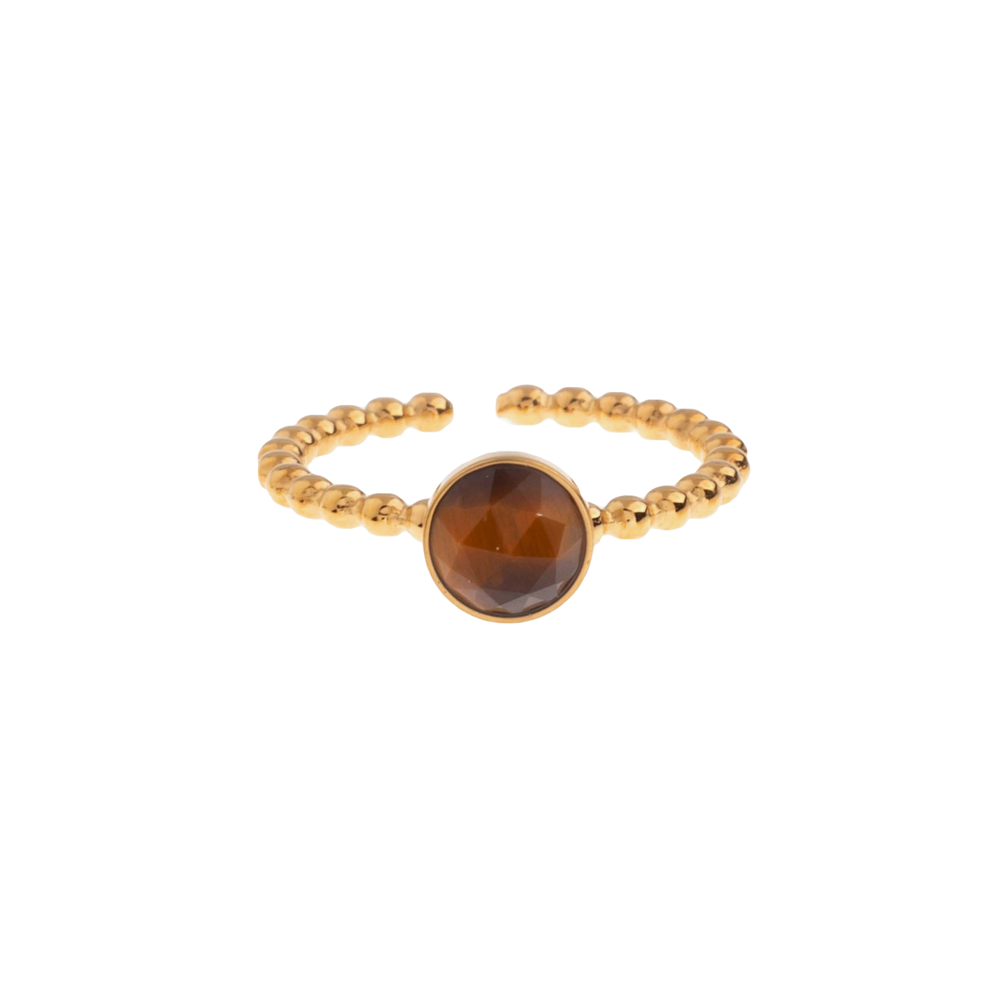 Acero anillo ajustable piedra mineral ojo de tigre joyas de acero Bylia jewels bylia logo ale y ole logo aleyole jewelry pd paola pdpaola jewelry creu handmade creu shop lua complementos luamesquet dosases mariadosases singularu lavani jewels lavani.jewels trium triumjewelry pardobymireiapardo pardo