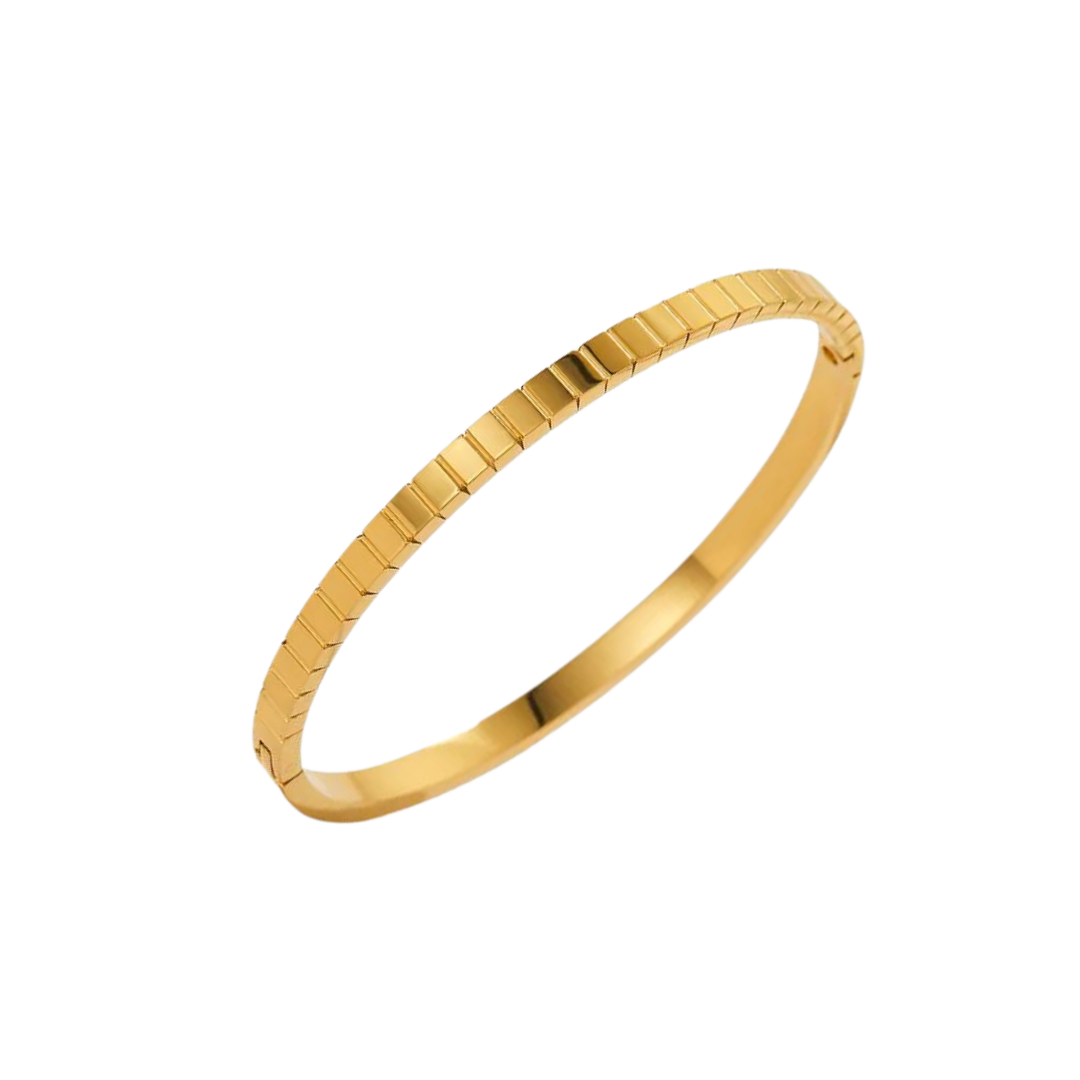 brazalete pulsera dorada oro acero aceroinoxidable resistente agua joyas elegantes arenaroja singularu SINGULARU El corte ingles Apodemia bijou brigitte san saru sansarushop agatha paris tiffany CREU creushop vidal y vidal acus acuscomplementos mariadosases arena roja  lepetitemarie tous parfois pandora elcorteingles asos pd paola bylia aleyole verano suarez aristocrazy susmies bylia